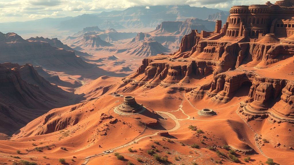 赤色沙漠蜿蜒丘陵遗迹谜题终极解法