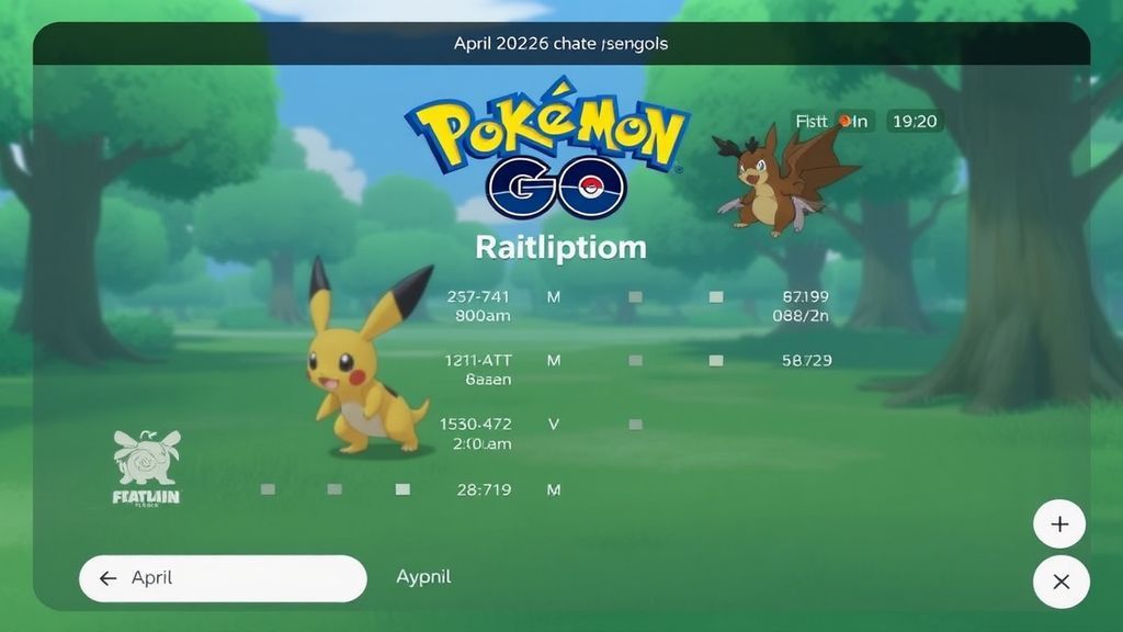 宝可梦GO 2026年4月活动预告：钢铁系霸主降临，暗影拉帝欧斯周末突袭！